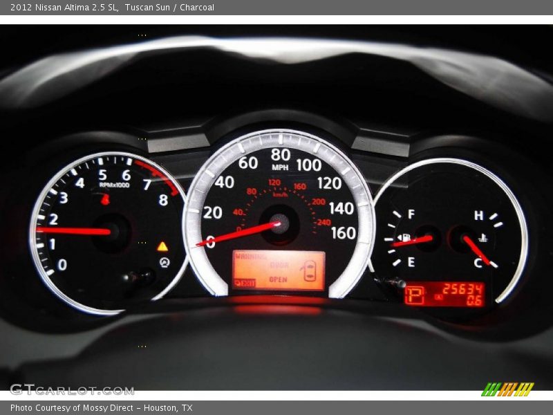 Tuscan Sun / Charcoal 2012 Nissan Altima 2.5 SL