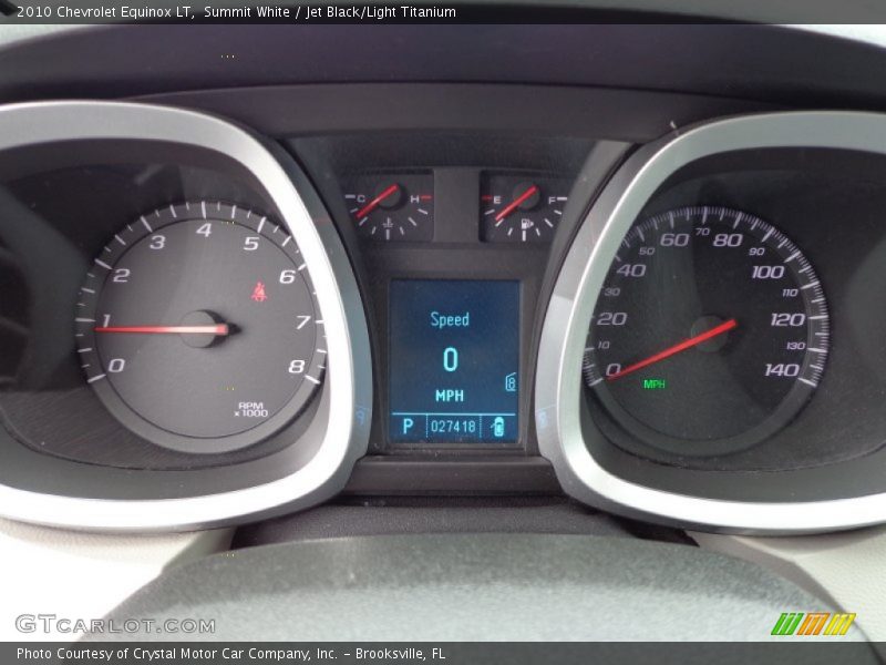 Summit White / Jet Black/Light Titanium 2010 Chevrolet Equinox LT