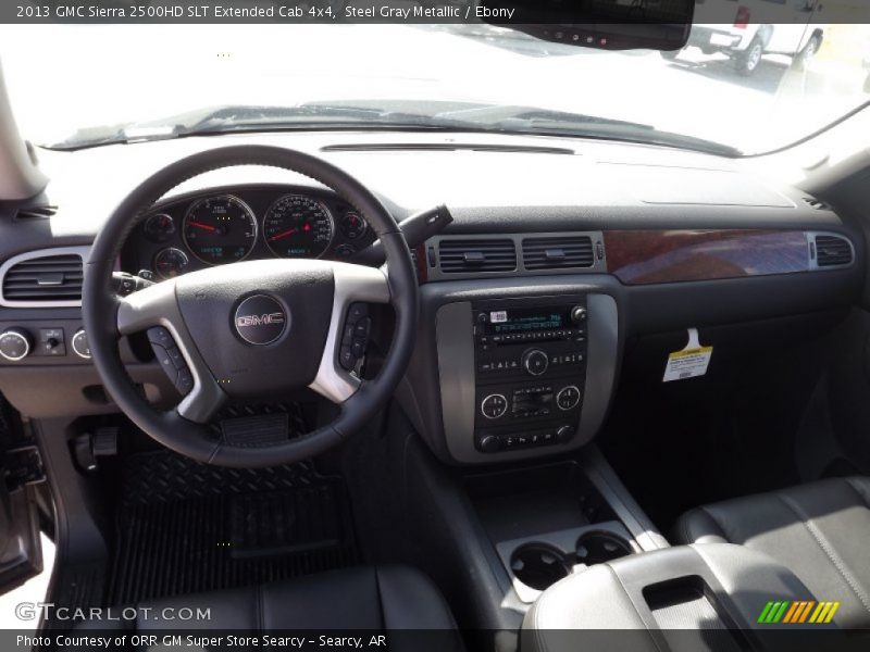 Dashboard of 2013 Sierra 2500HD SLT Extended Cab 4x4
