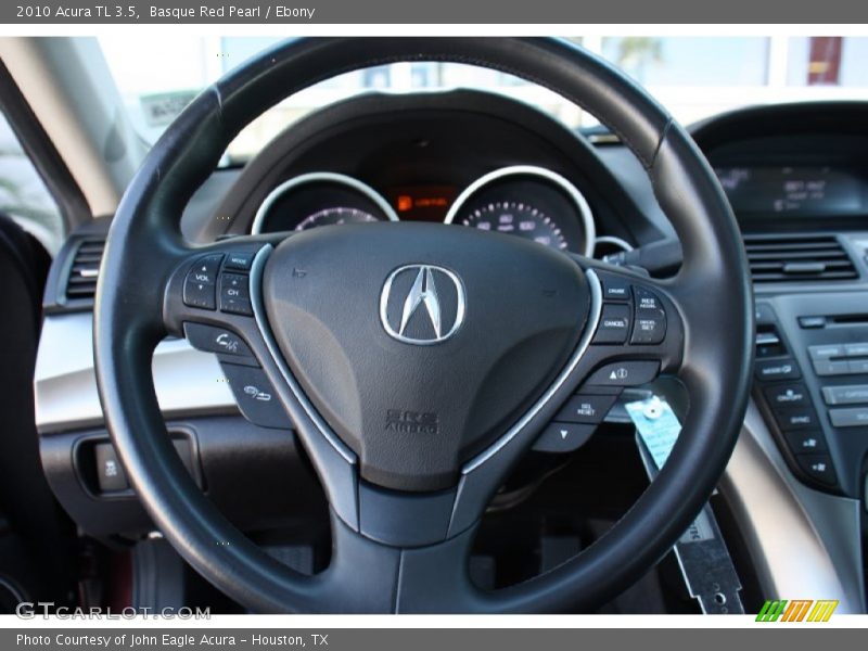 Basque Red Pearl / Ebony 2010 Acura TL 3.5