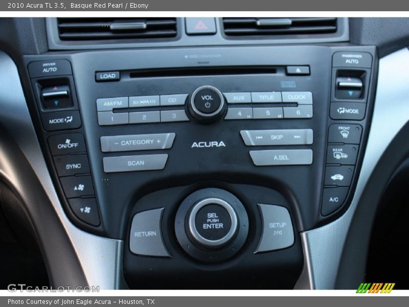 Basque Red Pearl / Ebony 2010 Acura TL 3.5