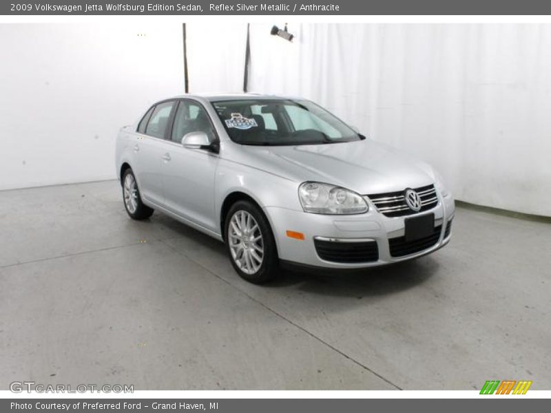 Front 3/4 View of 2009 Jetta Wolfsburg Edition Sedan