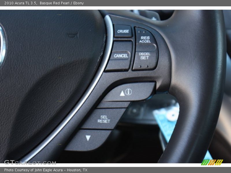 Basque Red Pearl / Ebony 2010 Acura TL 3.5