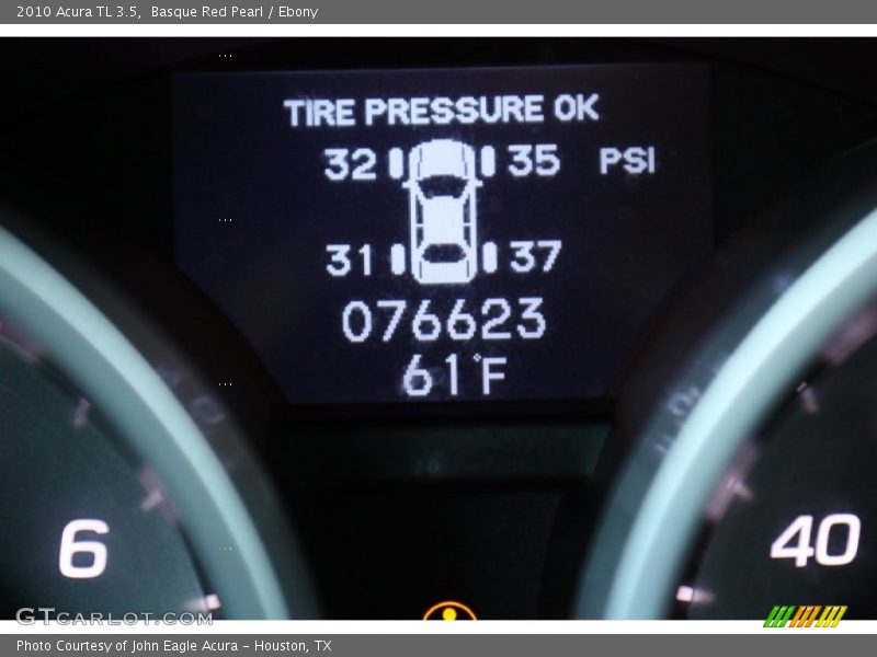 Basque Red Pearl / Ebony 2010 Acura TL 3.5