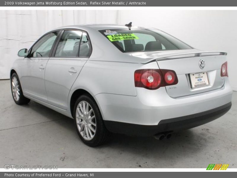 Reflex Silver Metallic / Anthracite 2009 Volkswagen Jetta Wolfsburg Edition Sedan