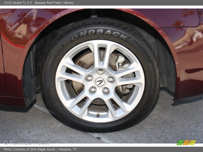 Basque Red Pearl / Ebony 2010 Acura TL 3.5