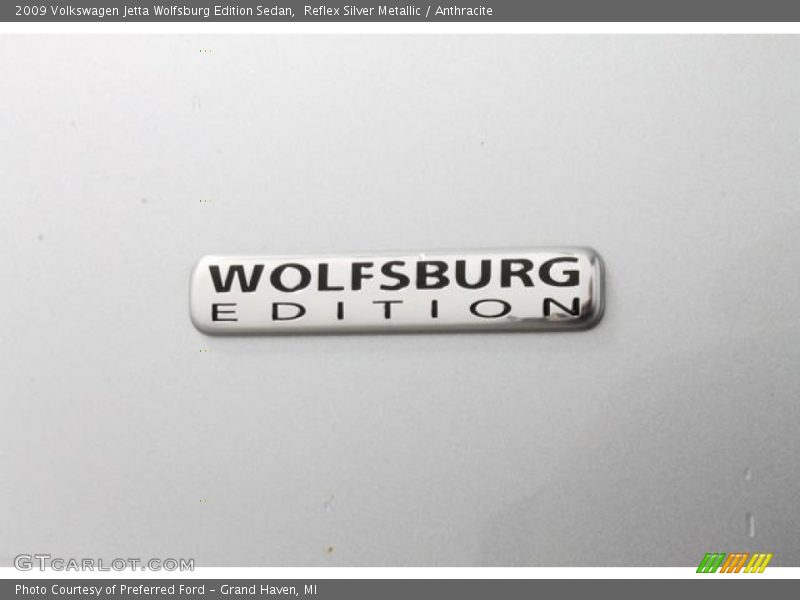 Reflex Silver Metallic / Anthracite 2009 Volkswagen Jetta Wolfsburg Edition Sedan