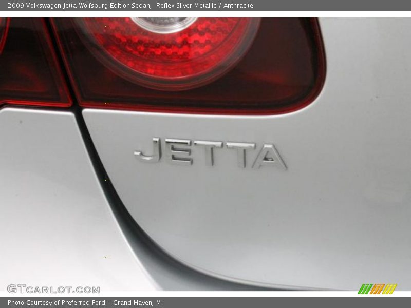 Reflex Silver Metallic / Anthracite 2009 Volkswagen Jetta Wolfsburg Edition Sedan