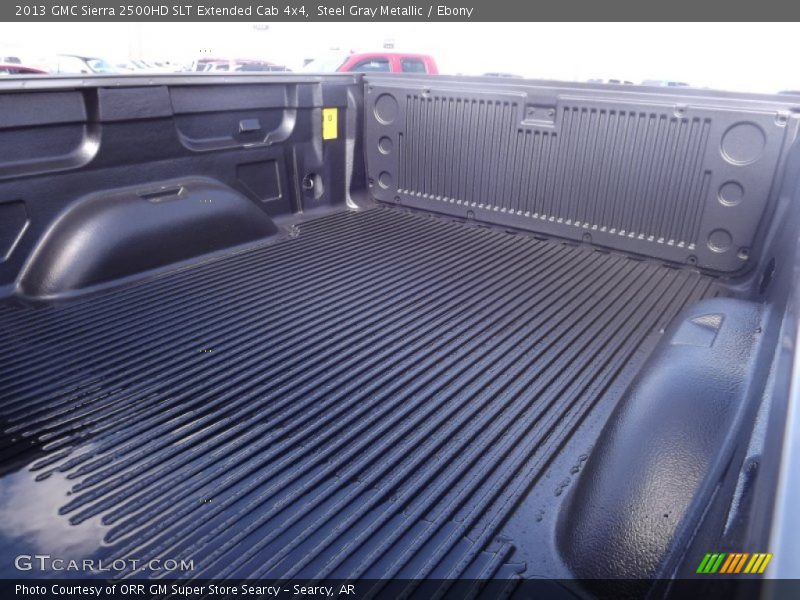 Steel Gray Metallic / Ebony 2013 GMC Sierra 2500HD SLT Extended Cab 4x4