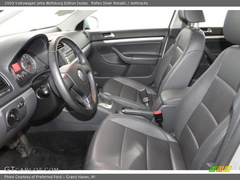 Reflex Silver Metallic / Anthracite 2009 Volkswagen Jetta Wolfsburg Edition Sedan