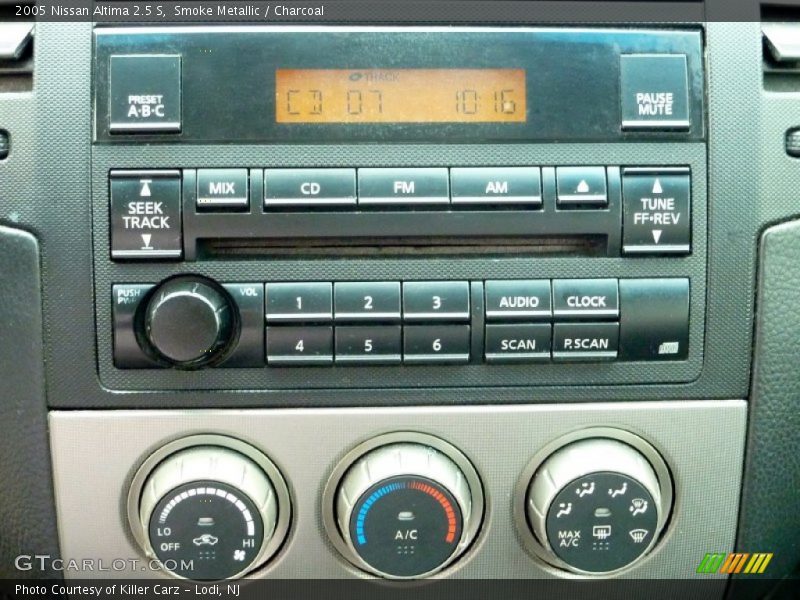 Audio System of 2005 Altima 2.5 S