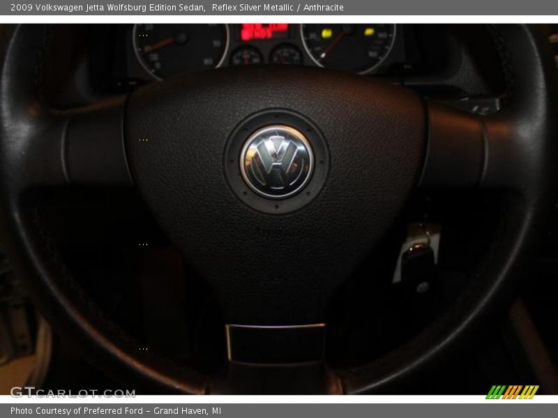 Reflex Silver Metallic / Anthracite 2009 Volkswagen Jetta Wolfsburg Edition Sedan