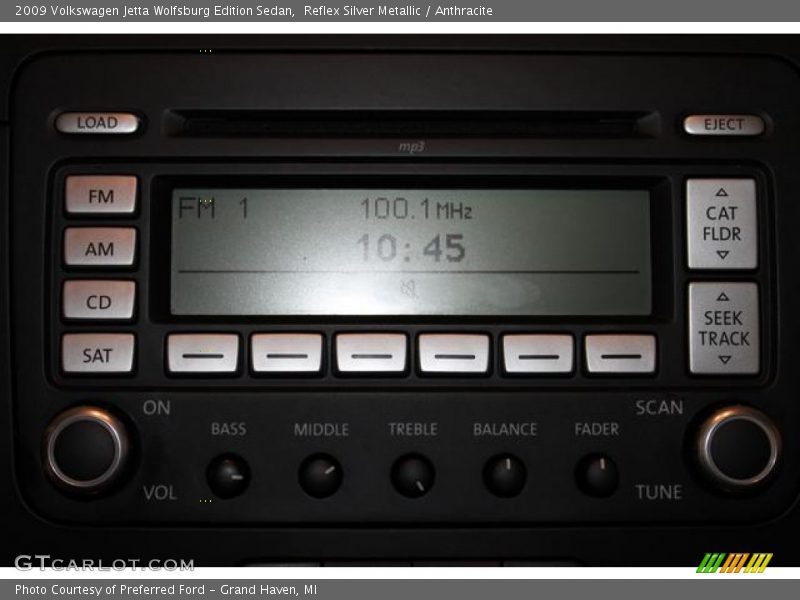 Reflex Silver Metallic / Anthracite 2009 Volkswagen Jetta Wolfsburg Edition Sedan