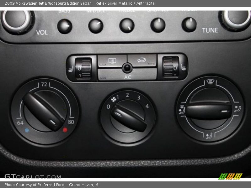 Reflex Silver Metallic / Anthracite 2009 Volkswagen Jetta Wolfsburg Edition Sedan