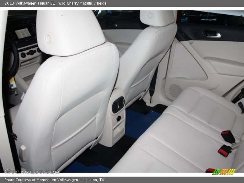 Rear Seat of 2013 Tiguan SE