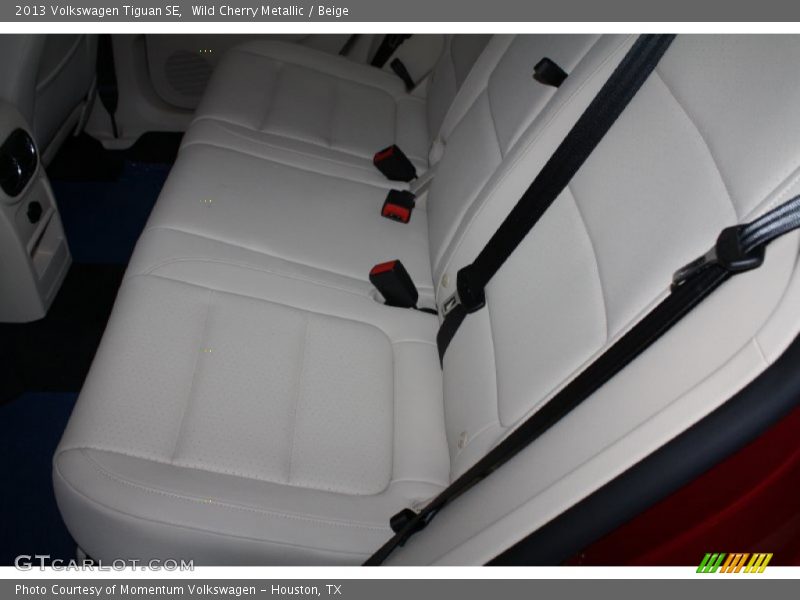 Rear Seat of 2013 Tiguan SE