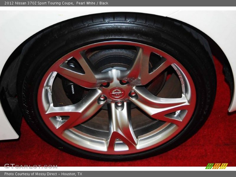 Pearl White / Black 2012 Nissan 370Z Sport Touring Coupe