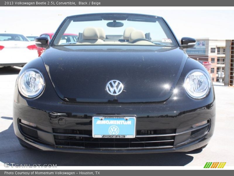 Black / Beige 2013 Volkswagen Beetle 2.5L Convertible