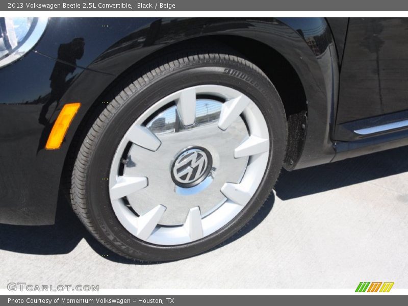 Black / Beige 2013 Volkswagen Beetle 2.5L Convertible