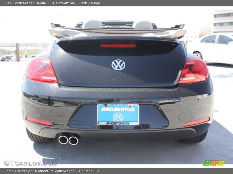 Black / Beige 2013 Volkswagen Beetle 2.5L Convertible