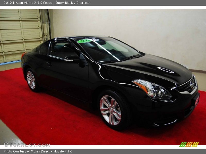 Super Black / Charcoal 2012 Nissan Altima 2.5 S Coupe