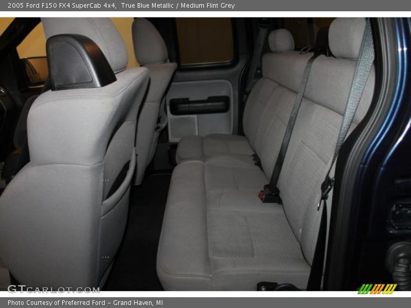 True Blue Metallic / Medium Flint Grey 2005 Ford F150 FX4 SuperCab 4x4