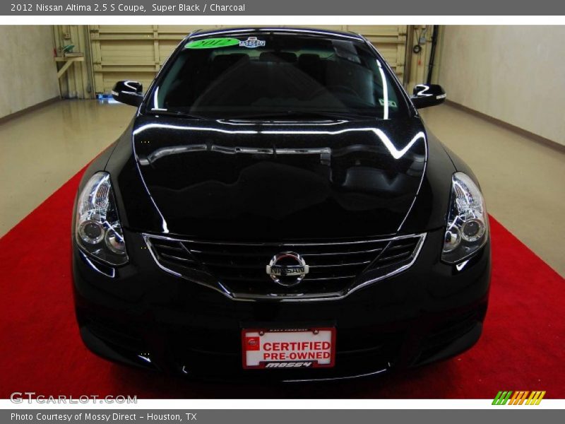Super Black / Charcoal 2012 Nissan Altima 2.5 S Coupe