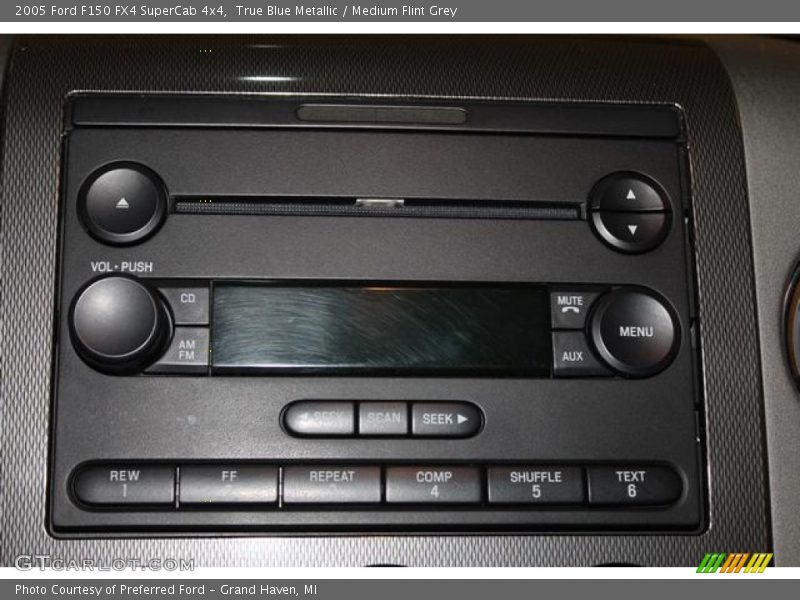 True Blue Metallic / Medium Flint Grey 2005 Ford F150 FX4 SuperCab 4x4
