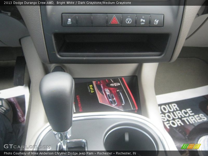 Bright White / Dark Graystone/Medium Graystone 2013 Dodge Durango Crew AWD
