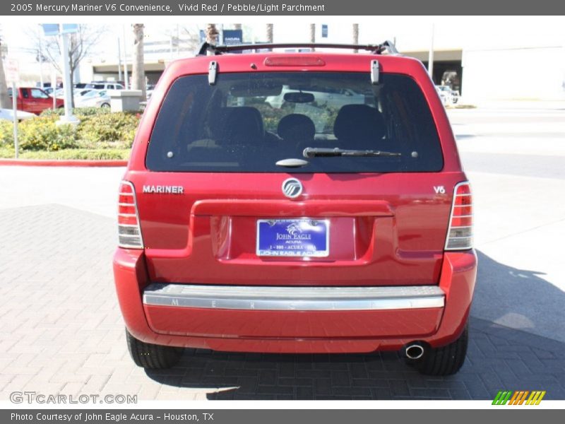 Vivid Red / Pebble/Light Parchment 2005 Mercury Mariner V6 Convenience