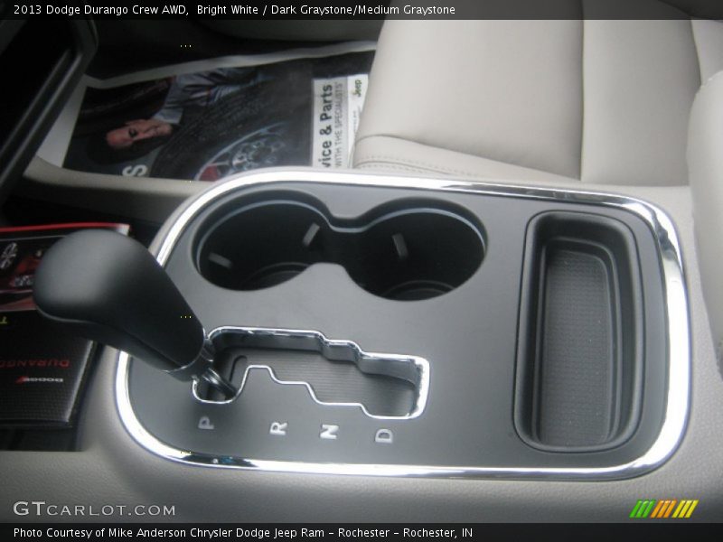 Bright White / Dark Graystone/Medium Graystone 2013 Dodge Durango Crew AWD