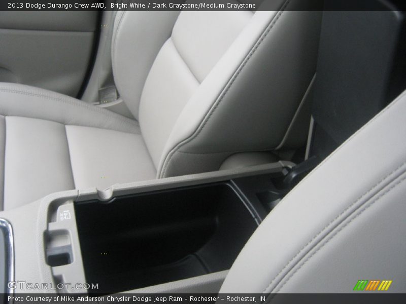 Bright White / Dark Graystone/Medium Graystone 2013 Dodge Durango Crew AWD