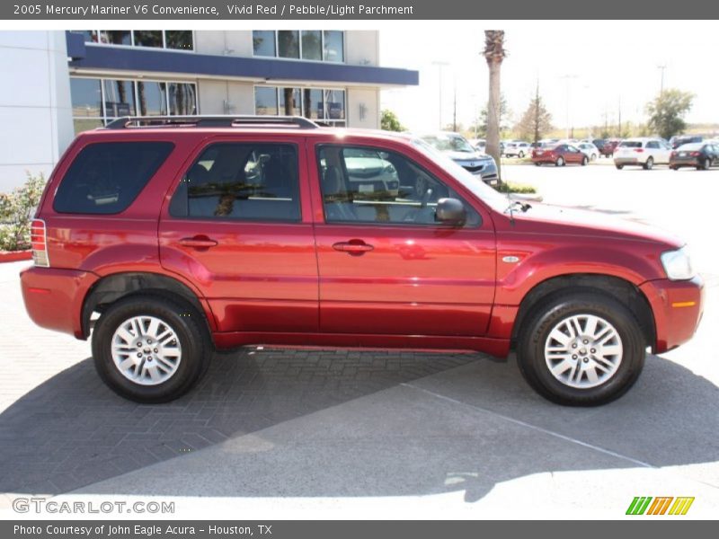 Vivid Red / Pebble/Light Parchment 2005 Mercury Mariner V6 Convenience