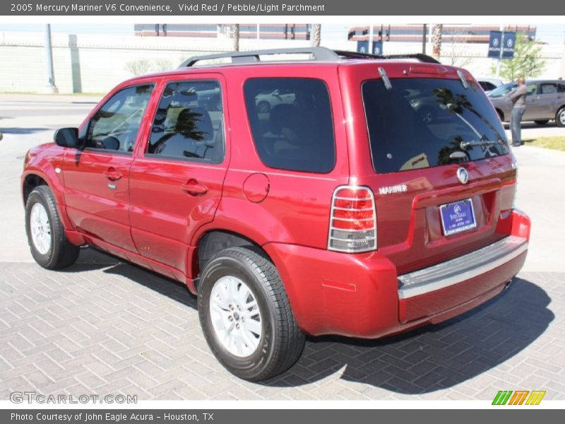 Vivid Red / Pebble/Light Parchment 2005 Mercury Mariner V6 Convenience