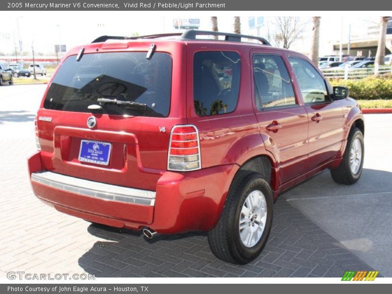 Vivid Red / Pebble/Light Parchment 2005 Mercury Mariner V6 Convenience