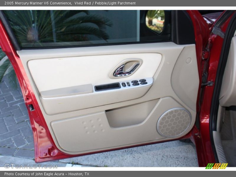 Vivid Red / Pebble/Light Parchment 2005 Mercury Mariner V6 Convenience
