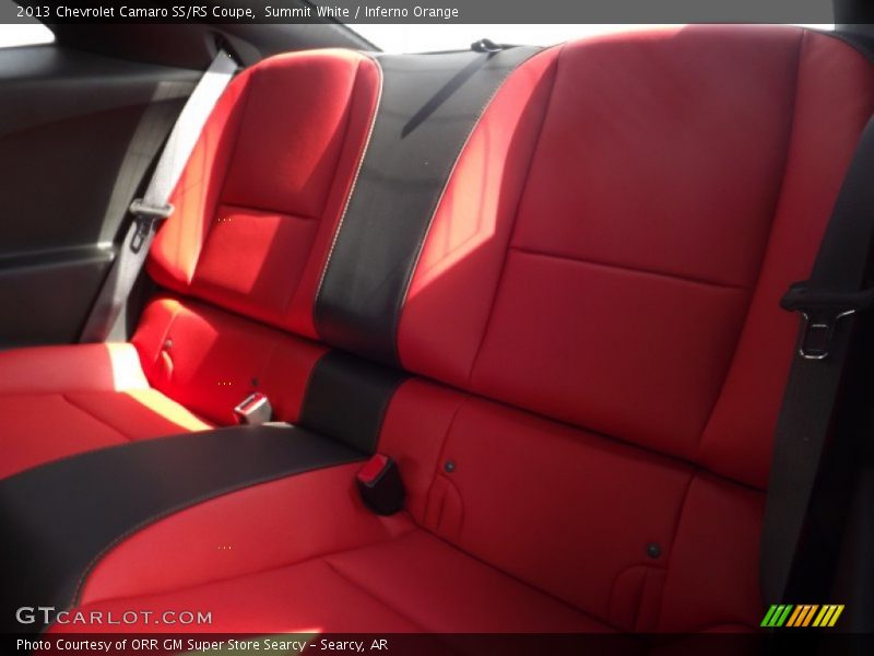Summit White / Inferno Orange 2013 Chevrolet Camaro SS/RS Coupe