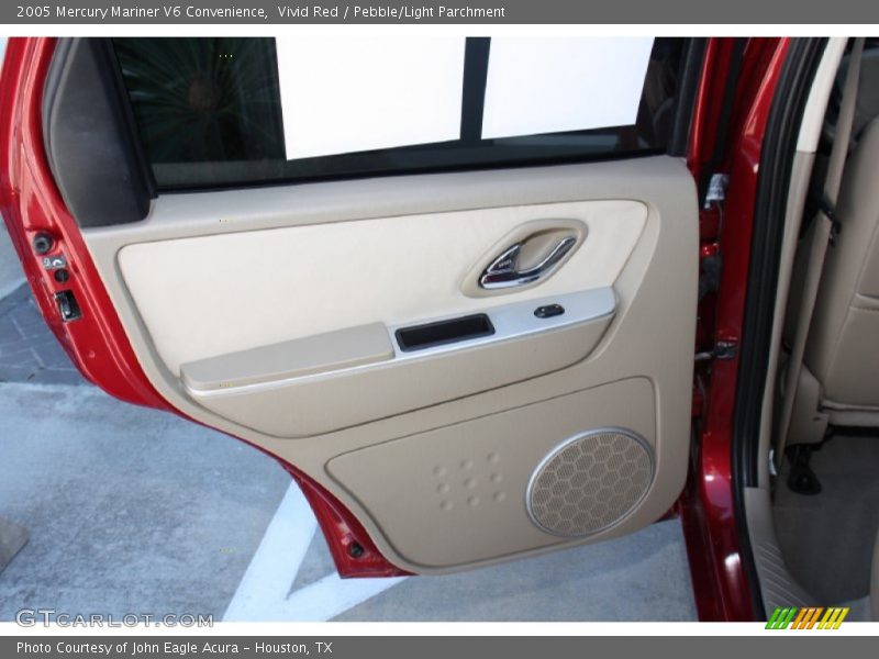 Vivid Red / Pebble/Light Parchment 2005 Mercury Mariner V6 Convenience