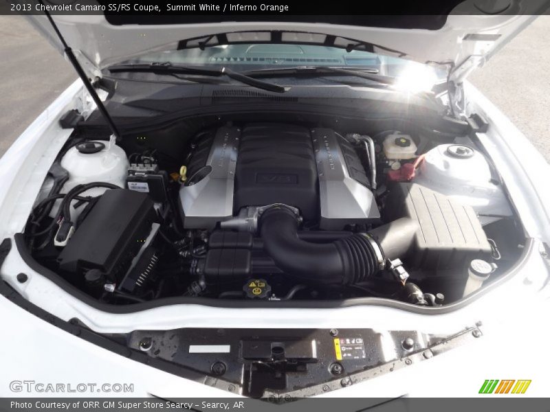 Summit White / Inferno Orange 2013 Chevrolet Camaro SS/RS Coupe