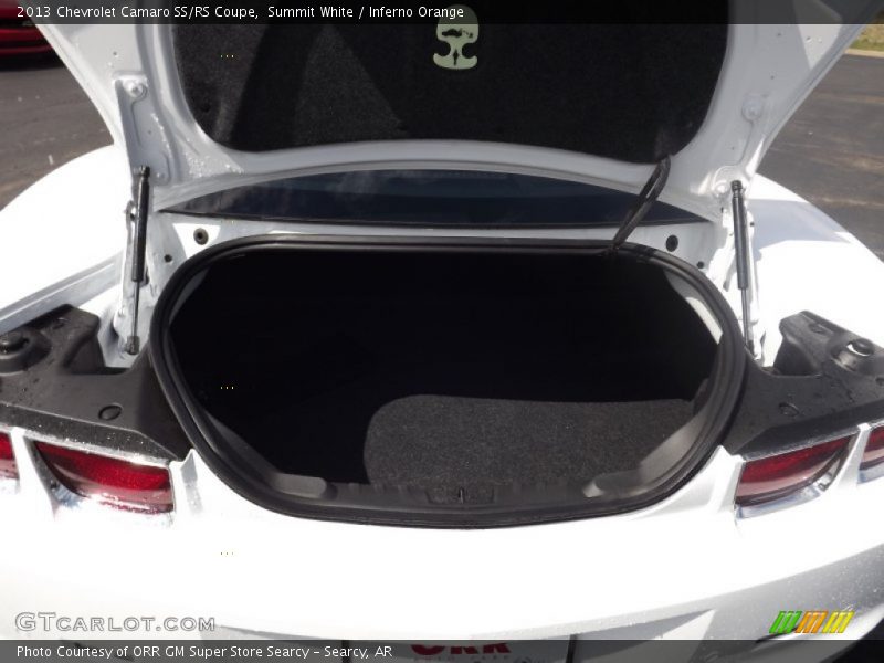 Summit White / Inferno Orange 2013 Chevrolet Camaro SS/RS Coupe