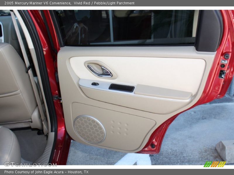 Vivid Red / Pebble/Light Parchment 2005 Mercury Mariner V6 Convenience