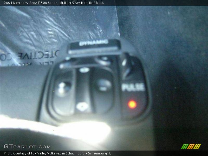 Brilliant Silver Metallic / Black 2004 Mercedes-Benz E 500 Sedan