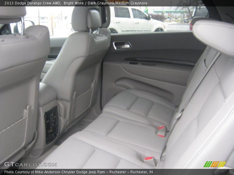Bright White / Dark Graystone/Medium Graystone 2013 Dodge Durango Crew AWD
