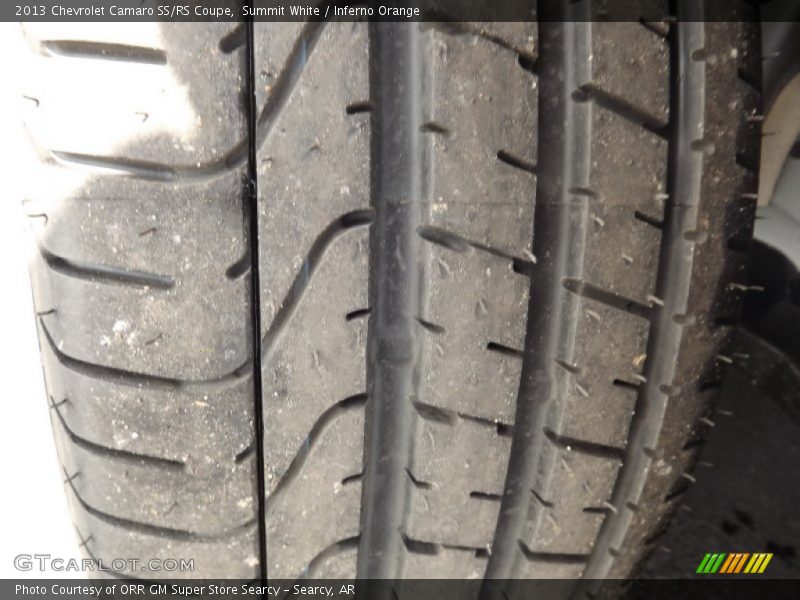 Summit White / Inferno Orange 2013 Chevrolet Camaro SS/RS Coupe