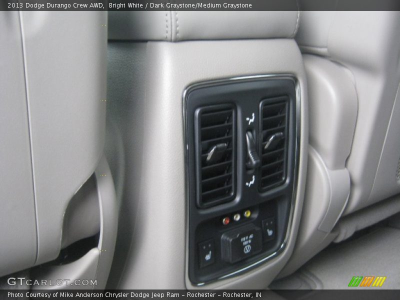 Bright White / Dark Graystone/Medium Graystone 2013 Dodge Durango Crew AWD