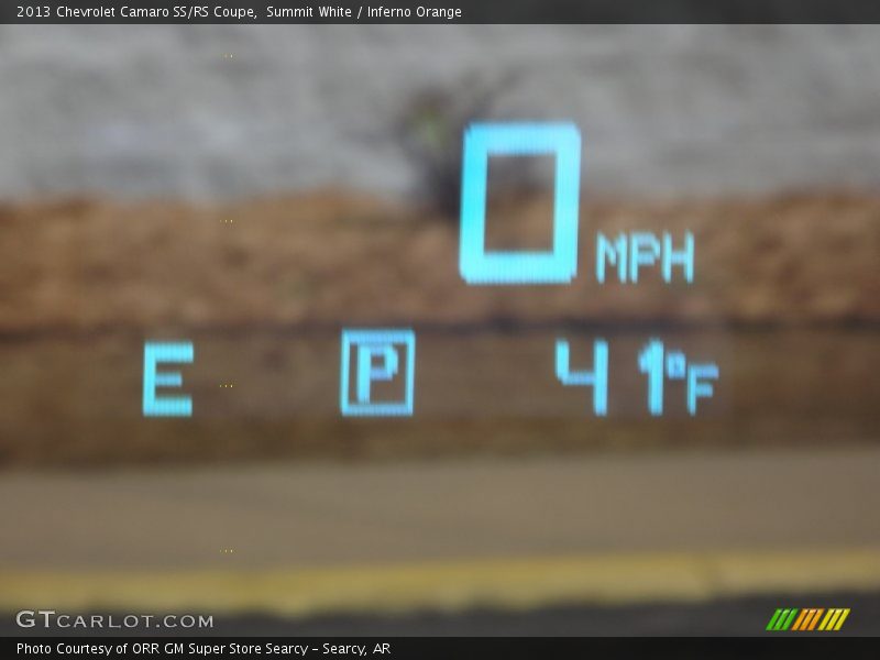 Summit White / Inferno Orange 2013 Chevrolet Camaro SS/RS Coupe