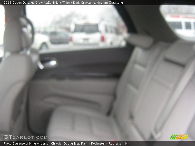 Bright White / Dark Graystone/Medium Graystone 2013 Dodge Durango Crew AWD