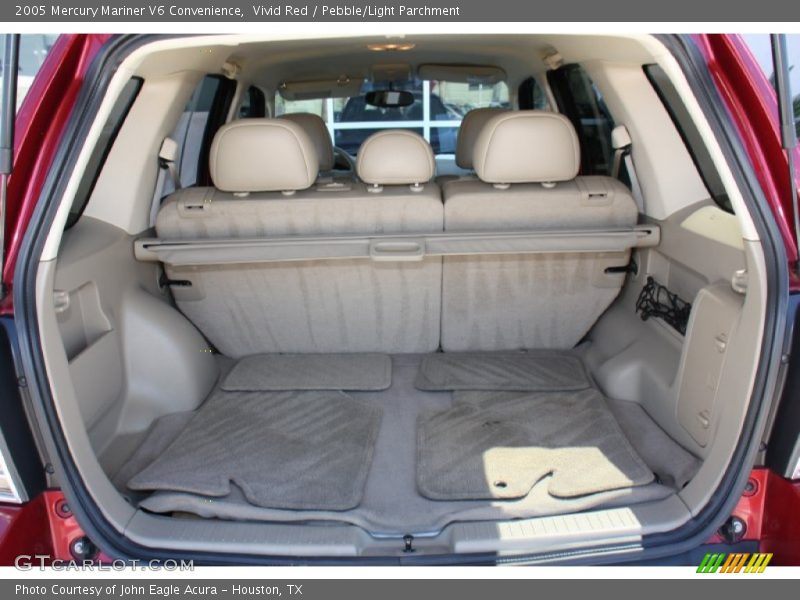 Vivid Red / Pebble/Light Parchment 2005 Mercury Mariner V6 Convenience