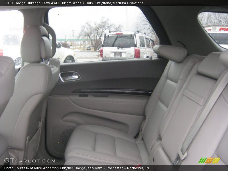 Bright White / Dark Graystone/Medium Graystone 2013 Dodge Durango Crew AWD