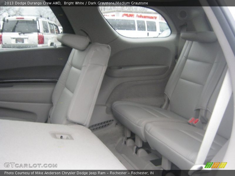 Bright White / Dark Graystone/Medium Graystone 2013 Dodge Durango Crew AWD